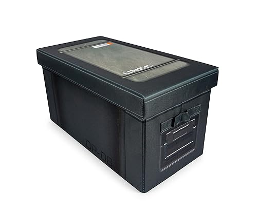 Ukonic Halo UNSC Footlocker Foldable Storage Chest | Fabric Basket Container, Cube Organizer | Collapsible Black Cubby Cube, Closet Organizer | 24 x…