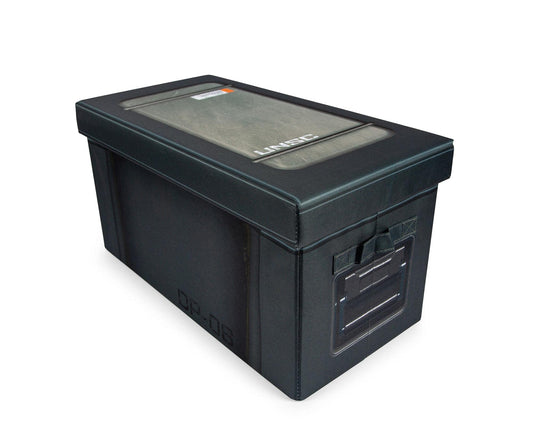 Ukonic Halo UNSC Footlocker Foldable Storage Chest | Fabric Basket Container, Cube Organizer | Collapsible Black Cubby Cube, Closet Organizer | 24 x…