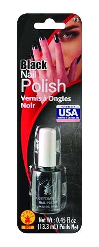 Rubies Novelty Black Nail Polish Beauty & Personal Care Rubies