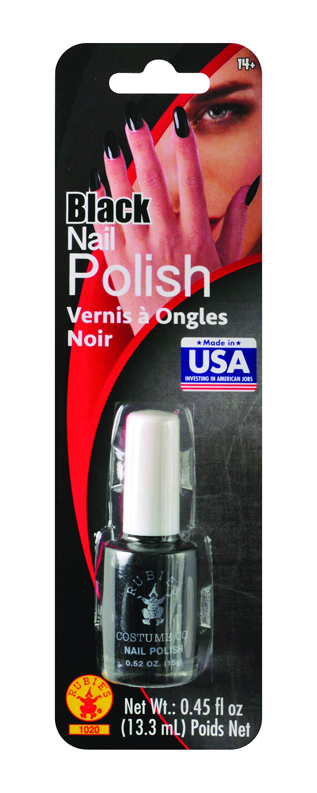 Rubies Novelty Black Nail Polish Beauty & Personal Care Rubies