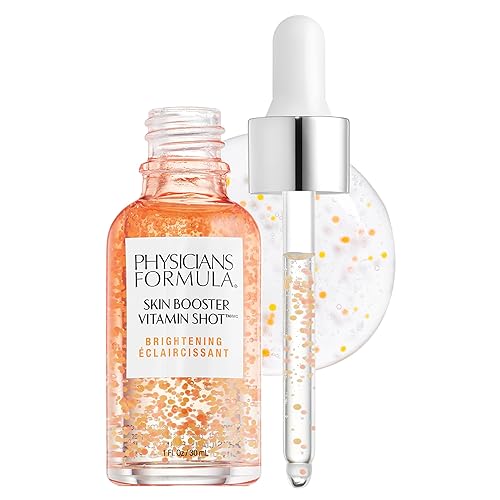 Physicians Formula Skin Booster Vitamin Shot, Brightening Serum with Vitamin C, Licorice & B3, Targets Dark Spots for Radiant Glow - Brighten
