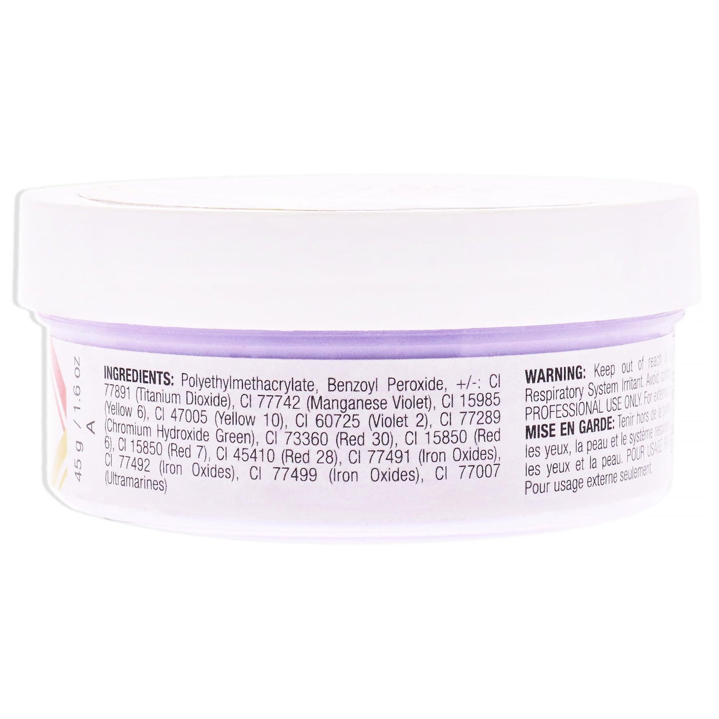 Colour Acrylic Powder - Island Punch Purple by Cuccio PRO for Women - 1.6 oz Acrylic Powder Beauty & Personal Care Cuccio