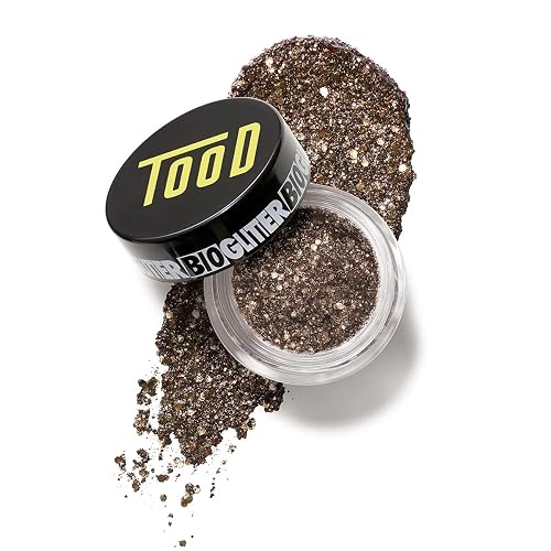 TooD - BioGlitter Biodegradable Sparkle for Face, Body + Hair | Vegan Clean Beauty for Every Body (Tiger's Eye, 0.12 oz | 3.4 g)