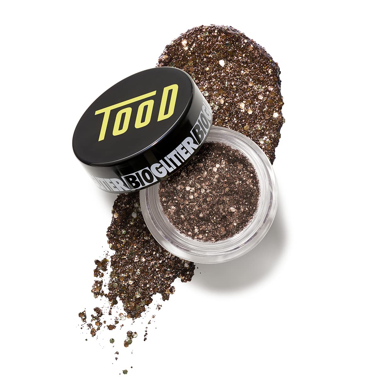 TooD - BioGlitter Biodegradable Sparkle for Face, Body + Hair | Vegan Clean Beauty for Every Body (Tiger's Eye, 0.12 oz | 3.4 g)
