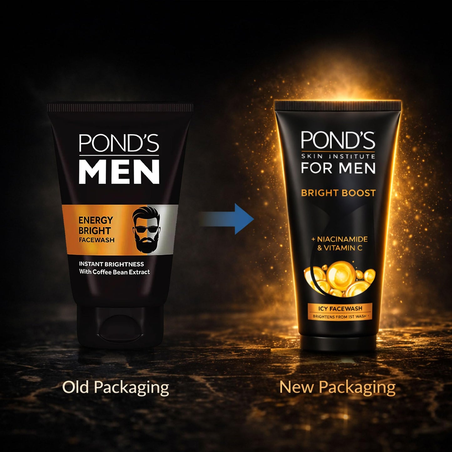 POND'S For Men Bright Boost Icy Facewash 100 g