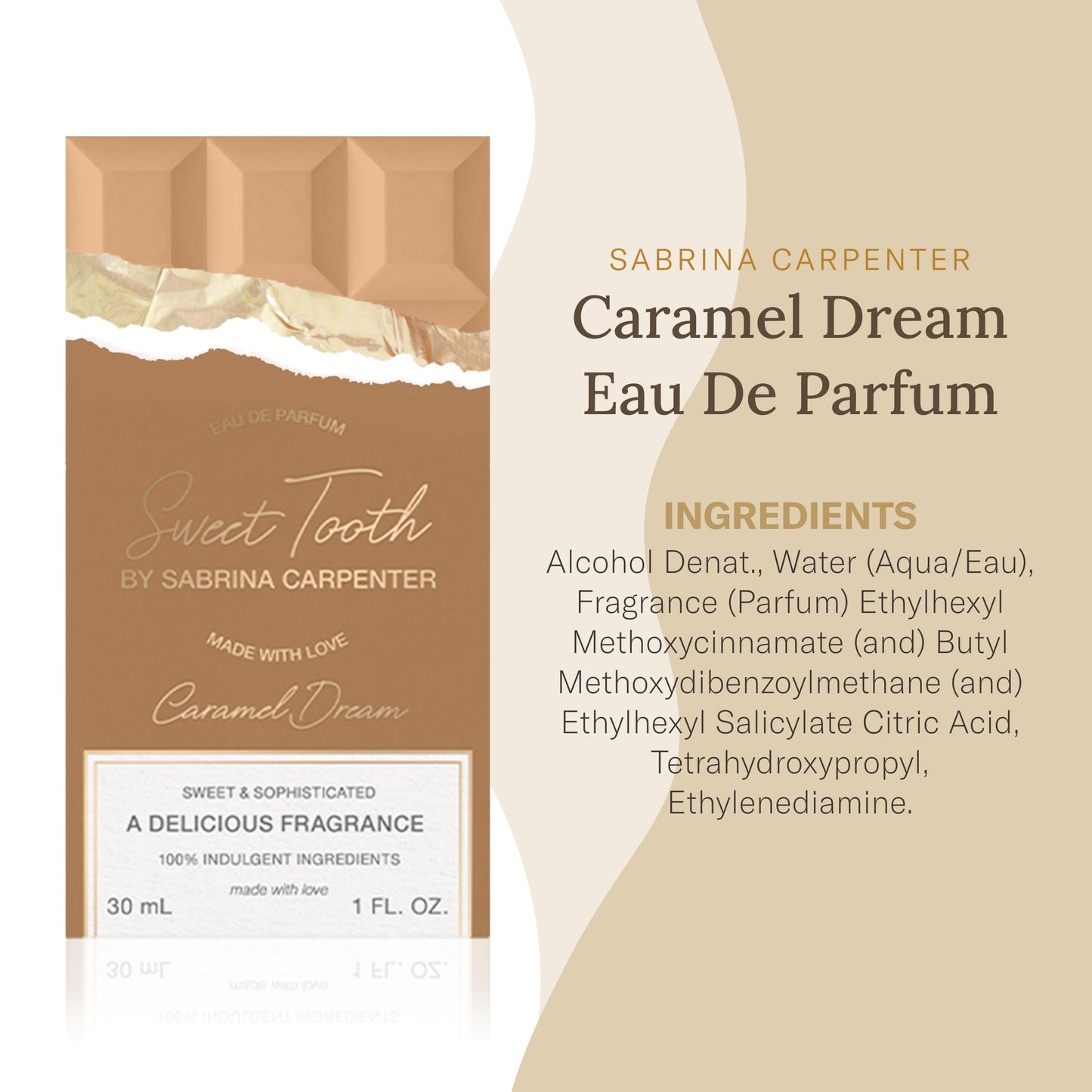 Sabrina Carpenter Eau de Parfum - Caramel Dream - 1 fl oz