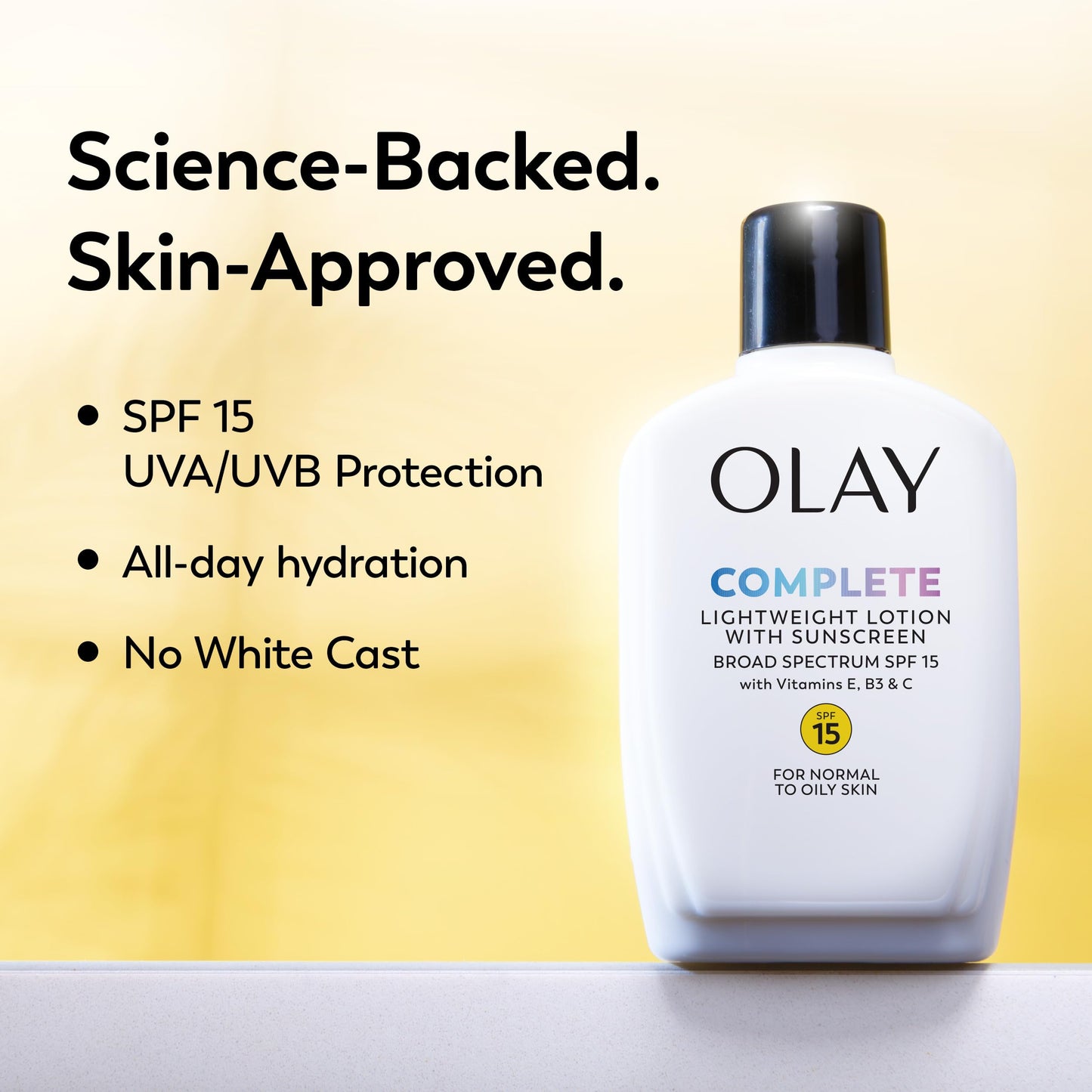 Olay Complete All Day Moisturizer with Broad Spectrum SPF 15 Normal, 4 Fl Oz (Pack of 1)