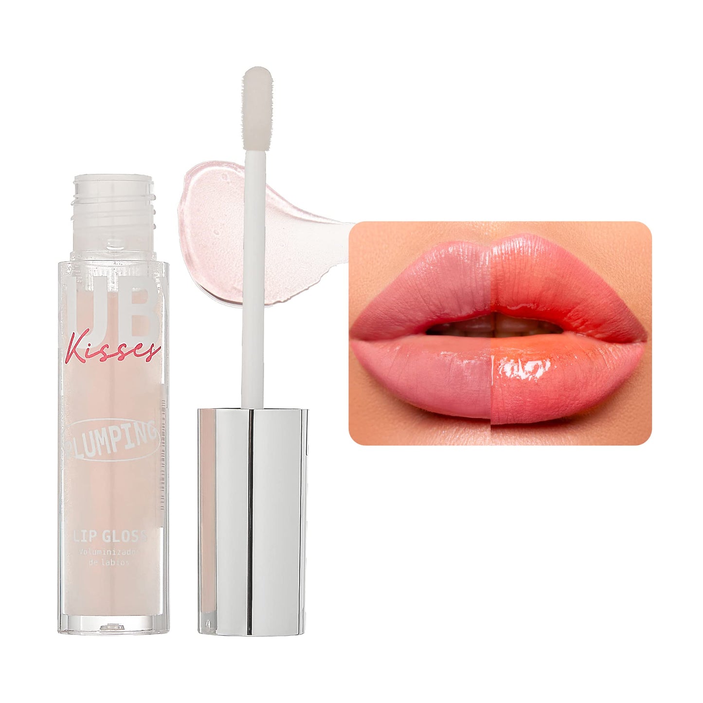 Ruby Kisses Hyaluronic Lip Gloss, High-Shine Volumizing Plumping Hydrating