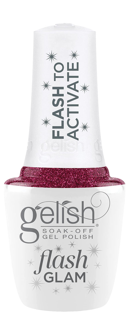 Gelish Flash Glam Sparkling Glitter Gel Polish - Mesmerized By You, 15mL Beauty & Personal Care Gelish