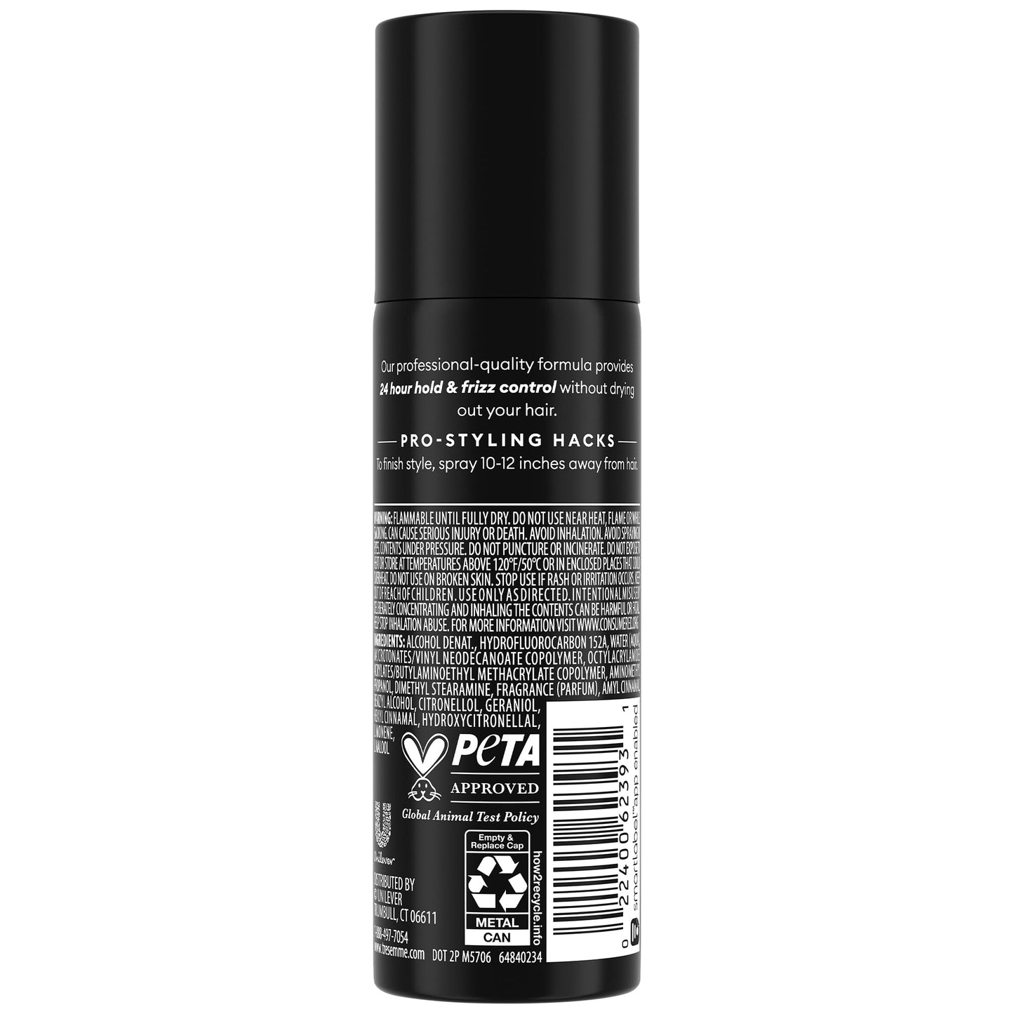 TRESemmé Travel Hairspray, Extra Hold, 24-Pack - Hair Styling Products for On-the-Go Frizz Control, Anti-Humidity Protection, 1.5 Oz Ea Beauty and Personal Care TRESemmé
