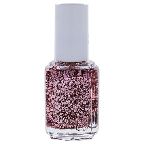 essie Nail Polish, Glossy Shine Finish, A Cut Above, Pink Glitter, 0.46 Ounce