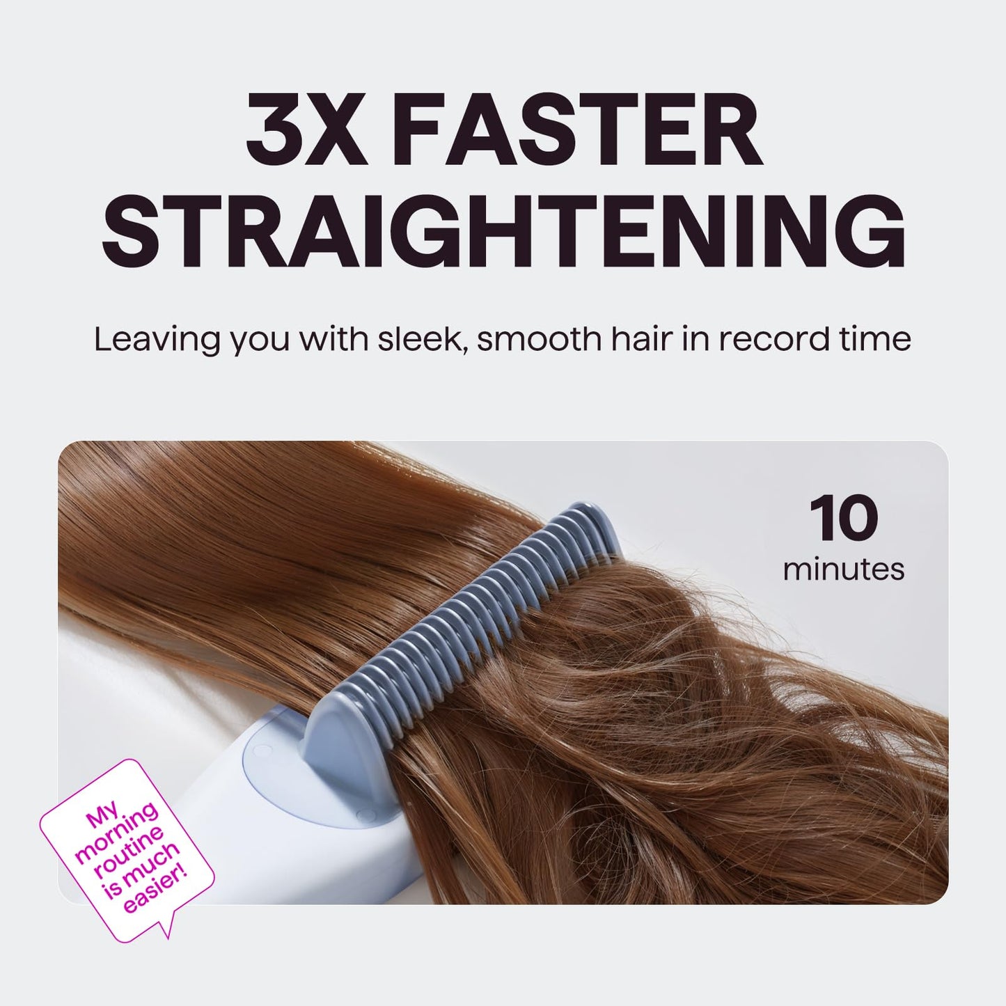 Wavytalk Pro Steam Hair Straightener Brush, Steamline Pro 3-in-1 Straightening Brush for Curly Hair, Fast Salon Results with Less Damage, Anti-Frizz Beauty and Personal Care wavytalk
