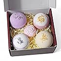 Handmade Bath Bombs Gift Set 5pcs, Scented with Essential Oils, Gift for Women