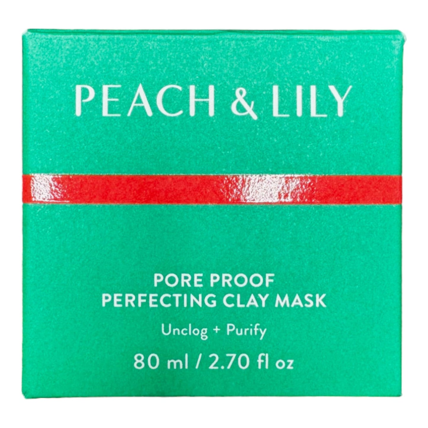 Peach & Lily Pore Proof Perfecting Clay Mask | Deep-Clean Kaolin & Bentonite Formula | Hydrating Wild Cherry, Strawberry, & Licorice Extracts |