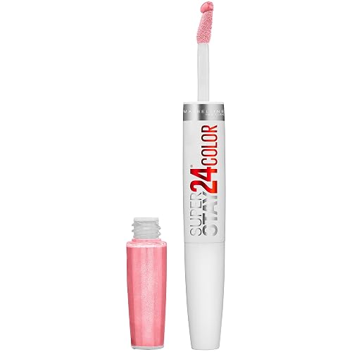 Maybelline SuperStay 24 2-Step Liquid Lipstick Makeup, So Pearly Pink, 1 kit