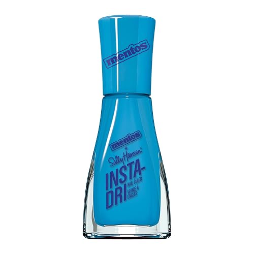 Sally Hansen Insta-Dri x Mentos Nail Polish, Peppermint Dandy, Pack of 1 Beauty & Personal Care Sally Hansen