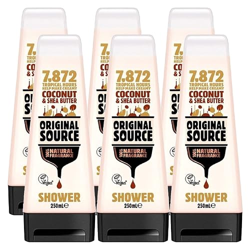 Original Source Moisturising Coconut & Shea Butter Shower Gel 250ml (PACK OF 6)