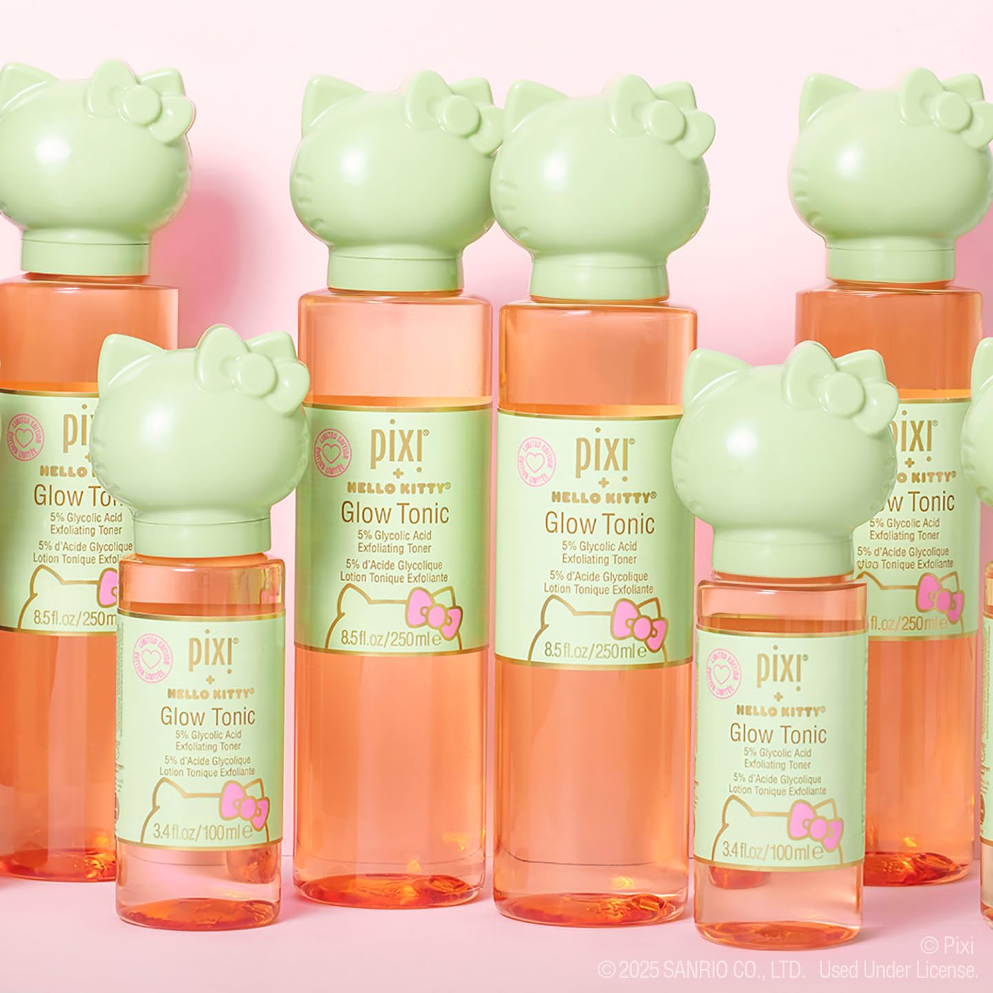 Pixi+ Hello Kitty Glow Tonic (Volume: 250 ml / 8.5 fl oz)