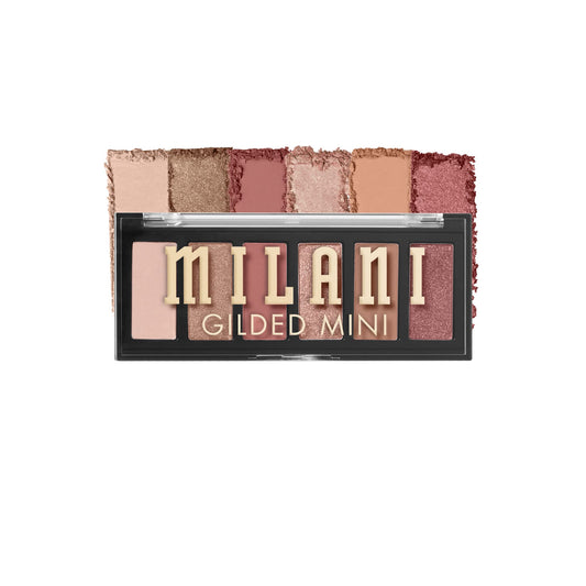 Milani Gilded Mini Eyeshadow Palette with 6 Matte & Shimmer Hues - It's All Ros?©