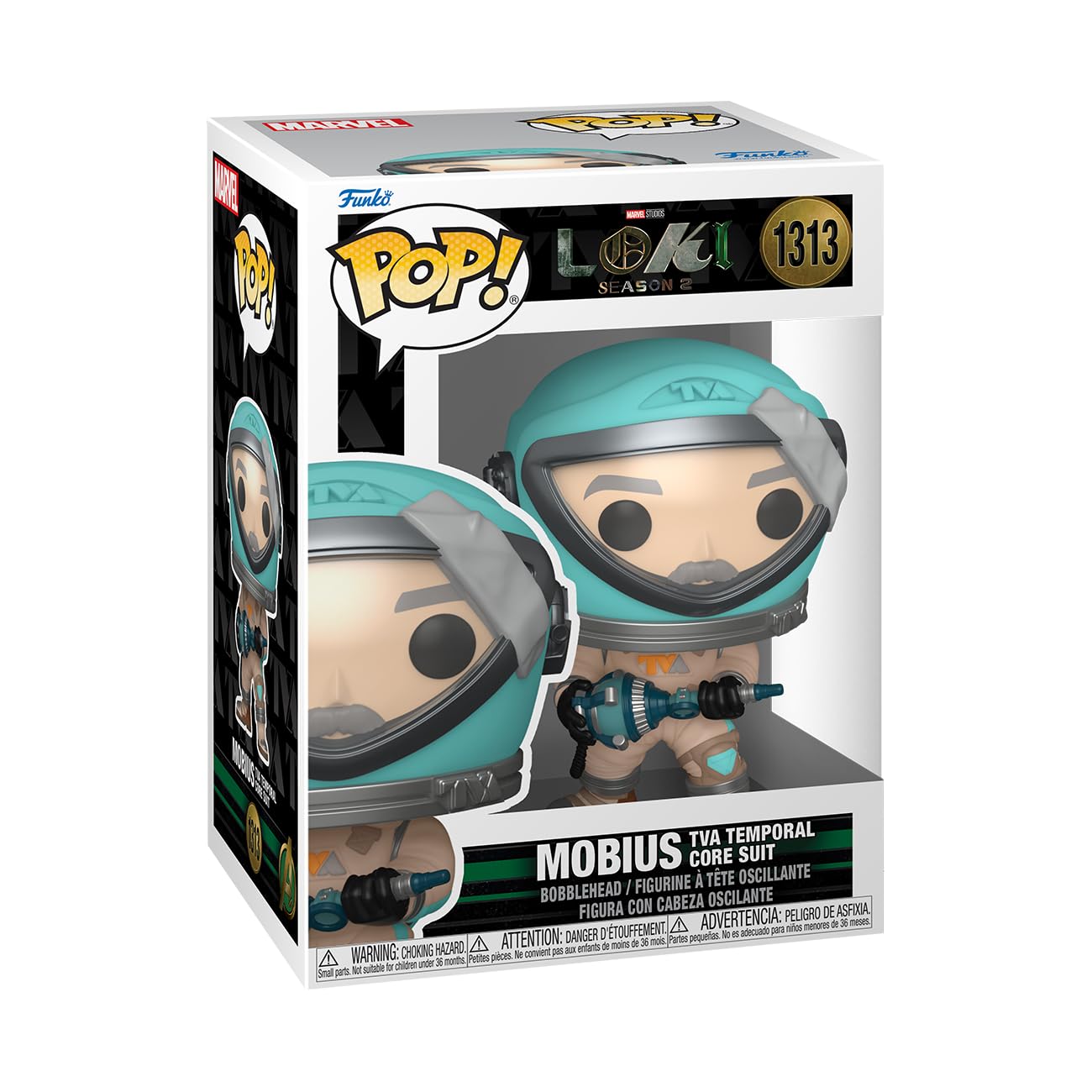 Funko POP! Marvel: Loki - Mobius - (TVA Temporal Core Suit) - Collectable Vinyl Figure - Gift Idea - Official Merchandise - for Kids & Adults - TV…