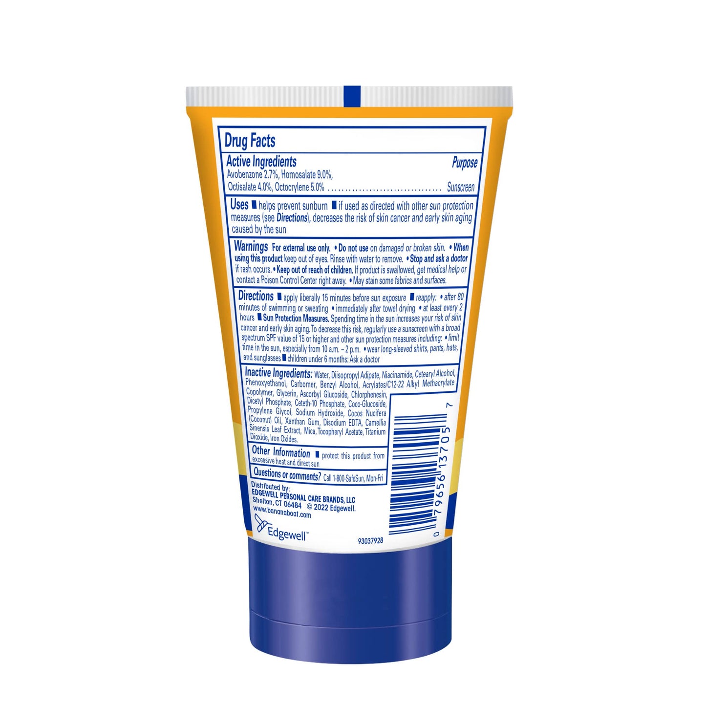 Banana Boat Protection + Vitamins Face Sunscreen Lotion SPF 50 | Travel Size Sunscreen for Face, Moisturizing with Vitamin C & Vitamin B3 Niacinamide