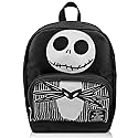 Nightmare Before Christmas Mini Backpack for Women - 10” Canvas Jack Skellington Backpack with Front Pocket Plus Bookmark | Jack Skellington Backpack…