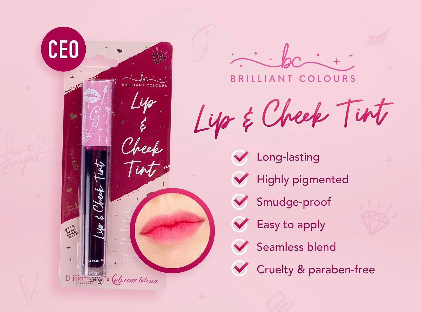 Brilliant Colours by Brilliant Skin Lip & Cheek Tint - CEO