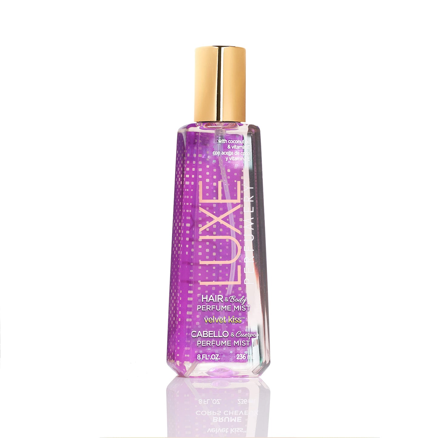 Luxe Perfumery Hair and Body Perfume Mist, Velvet Kiss, 236 ml (Pack of 1)