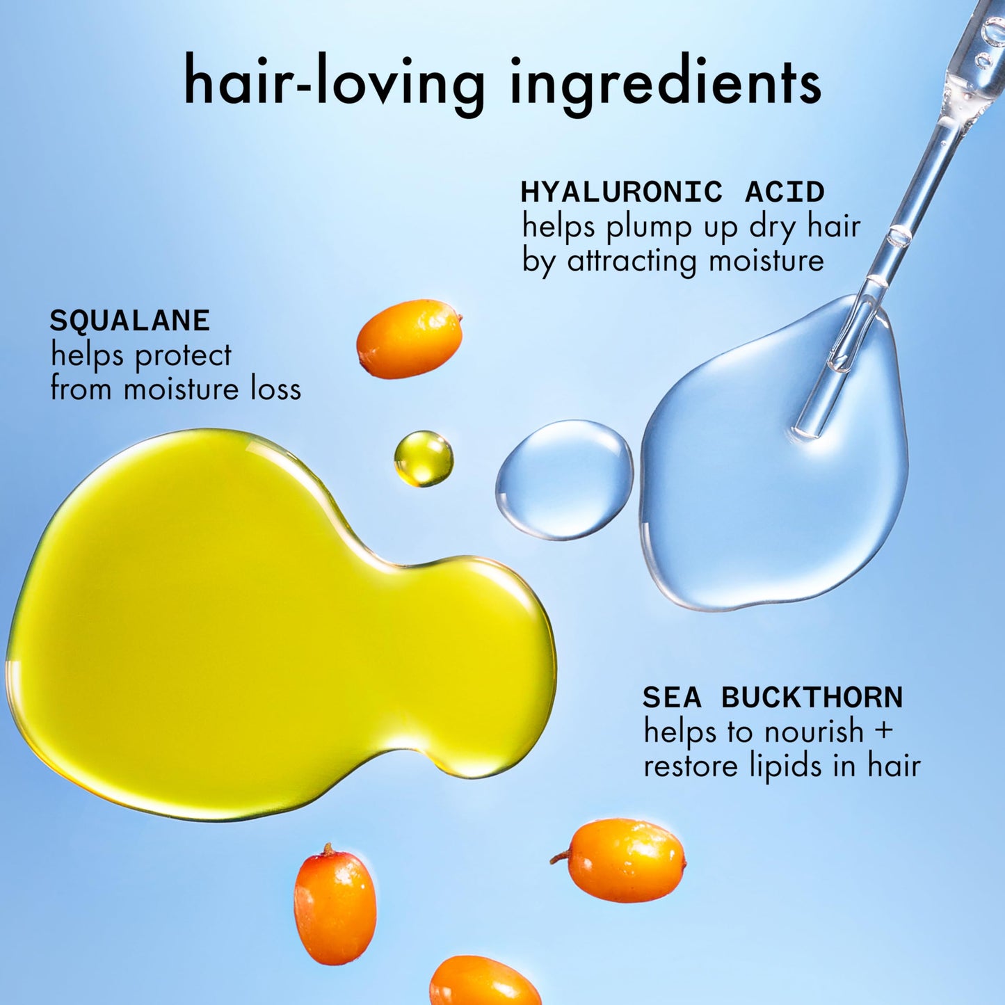 amika Hydro Rush Intense Moisture Leave-In Conditioner with Hyaluronic Acid, 60ml | for all hair types, long-lasting hydration, detangles and reduces Beauty and Personal Care Amika