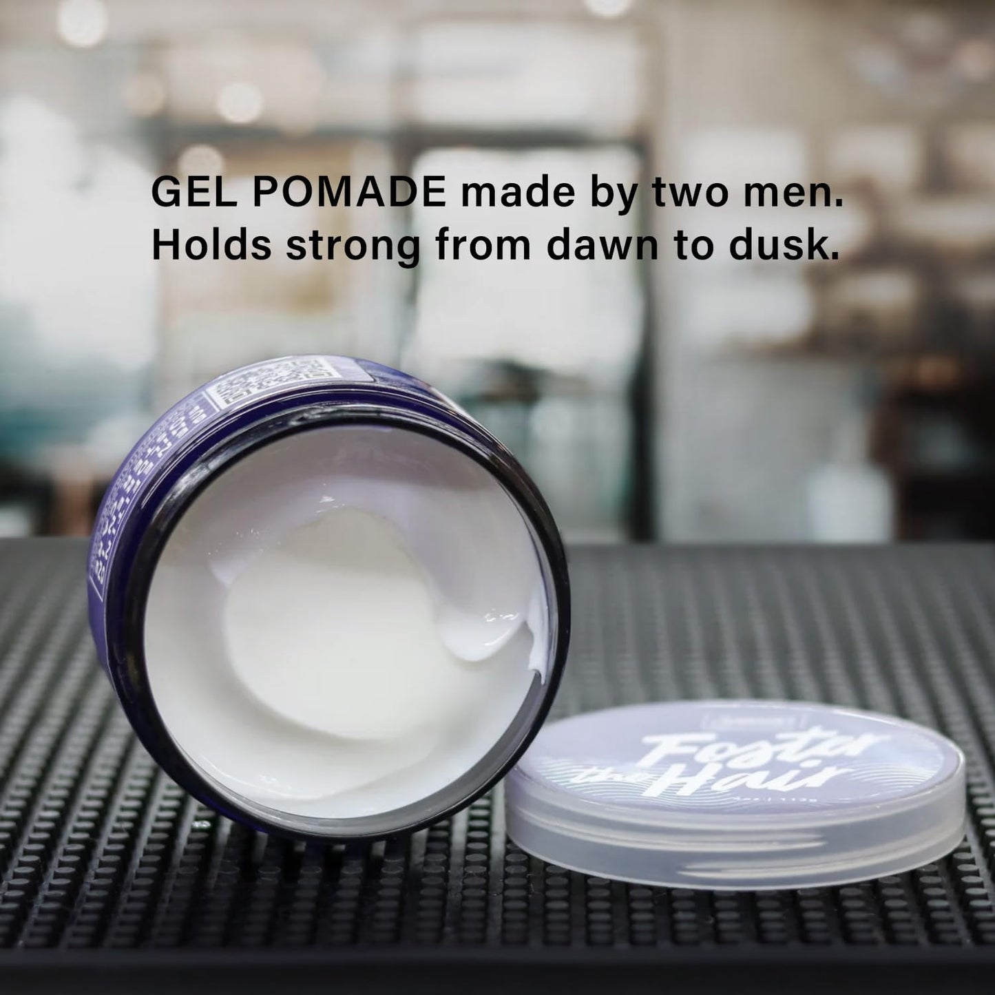 SAMSON'S HAIRCARE Foster the Hair Gel Pomade - High Hold, Water-Based for Braiding, Waves & Edge Control - Easy Rinse, Nourishing Formula 4 oz.