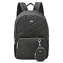 DKNY Women's Handbags BACKPACK,BLACK/SILVER,1SZ