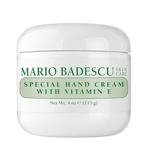 Mario Badescu Special Hand Cream with Vitamin E for Men and Women, Non-Greasy, Light and Fast-Absorbing Hand Cream for Dry Cracked Hands, Ideal