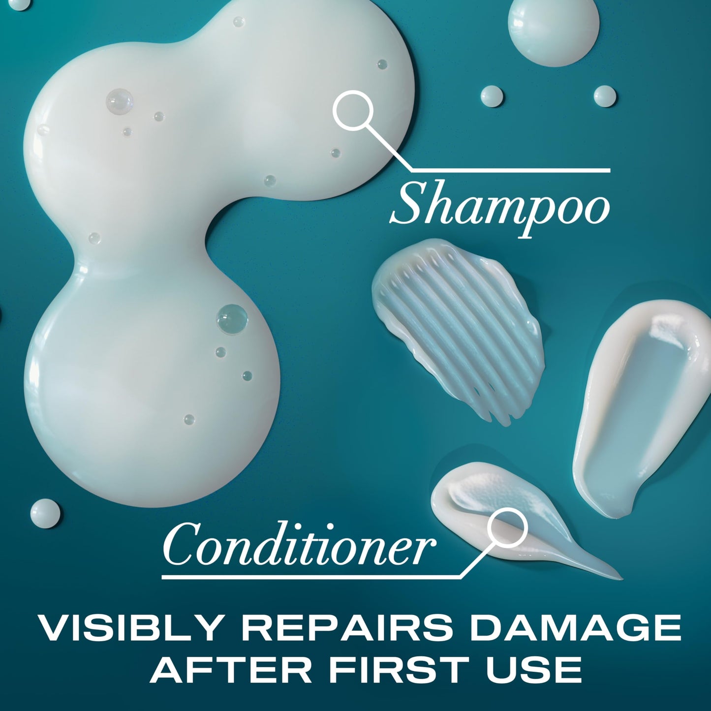 OGX Renewing + Argan Oil of Morocco Shampoo & Conditioner Set, Damage Repairing Shampoo & Conditioner Helps Strengthen & Repair Dry, Damaged Hair