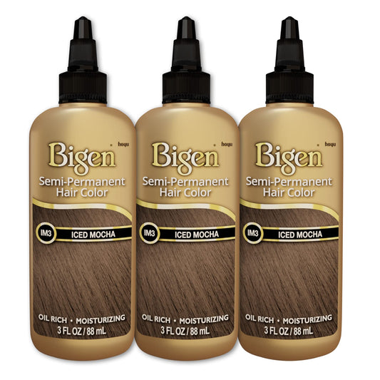 IM3 Iced Mocha Bigen Semi Permanent Hair Color (3 Pack) Beauty & Personal Care Bigen