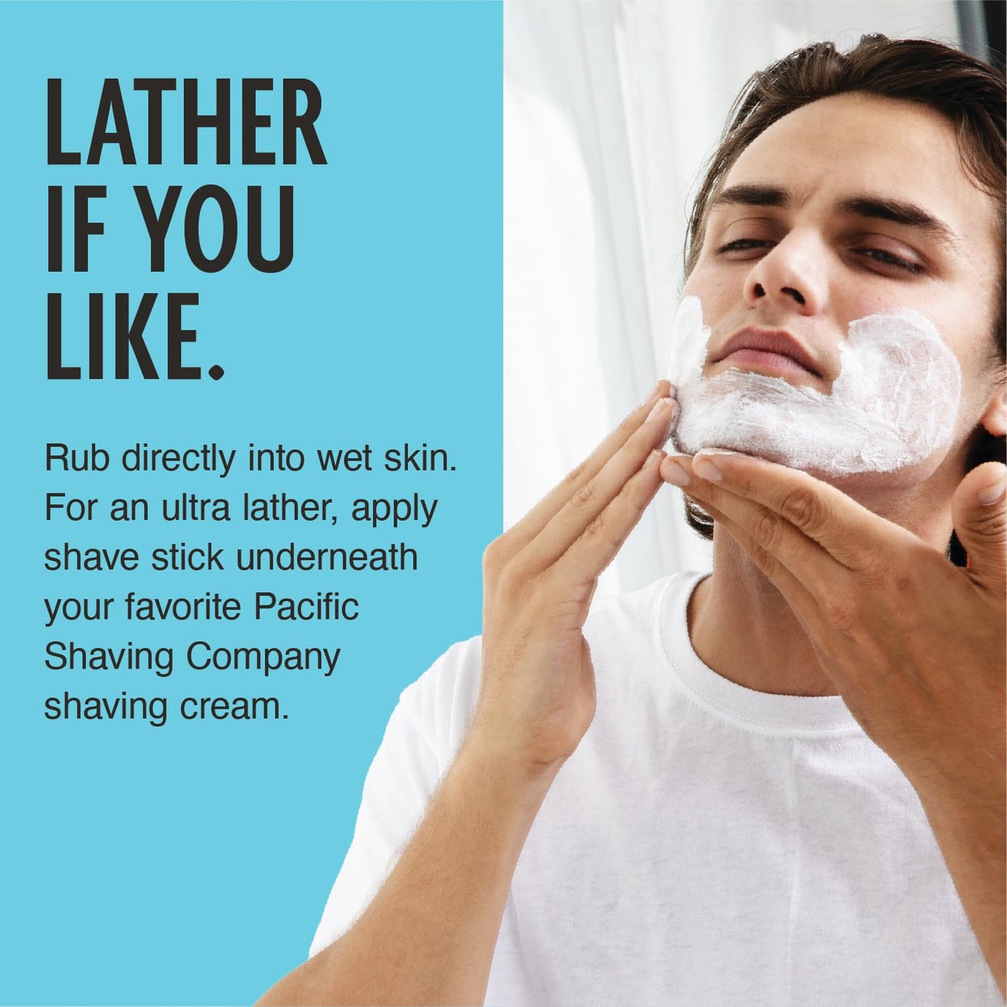 Pacific Shaving Company Ultra Slick Shave Stick - No Mess Body Shaving Stick with Moisturizing Coconut Oil - Travel-Friendly, Good for All Skin…