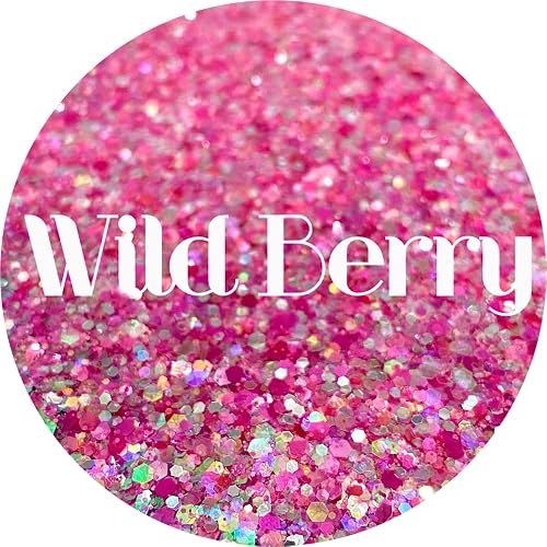 Pink Polyester Glitter | Craft Glitter | Glitter for Arts & Crafts | Tumblers | Cosmetics | Nails | Epoxy Resin Art | Slime | DIY | Body Glitter | 1