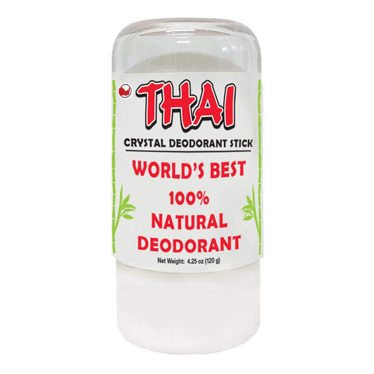 Thai Crystal Deodorant Stone Natural Unscented Deo Stick (4.25 Oz) Salt Deodorant for Women Men & Teens Beauty and Personal Care Thai Deodorant Stone