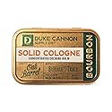 Duke Cannon Supply Co. Solid Cologne for Men Bourbon (Woodsy, Charred Oak Barrel Scent) - Concentrated Balm, Travel-Friendly Convenient Tin, 1.5 oz