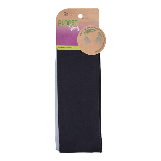 Planet Goody Ouchless Headwraps - 2 Count, Assorted Grey Colors - Made From Fabric That Is Soft And Strong For A Comfortable Fit - For All Hair Types