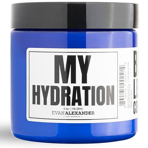 Evan Alexander Fine Grooming MY Hydration Beard Leave-In Conditioner for Men - 4 oz, Hydrates, Softens, Eliminates Dryness, Tames Frizz, Promotes