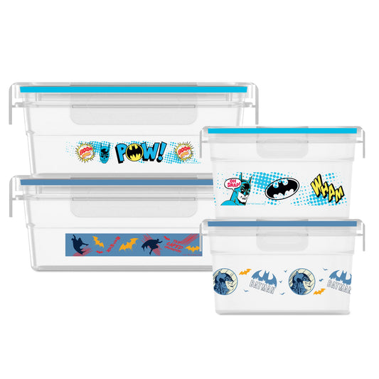 Snapware 8-Pc Plastic Food Storage Containers Set, 4.6-Cup & 3-Cup Meal Prep Containers with Lid, BPA-Free Lids with 4 Tab Locking Lids, Dishwasher…