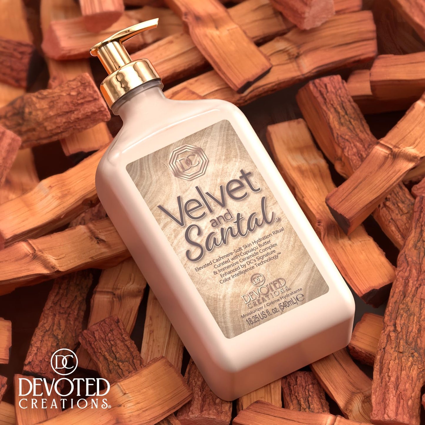 Devoted Creations Velvet and Santal - Elevated Cashmere Velvety Soft Ultra-Hydrating Body Moisturizer