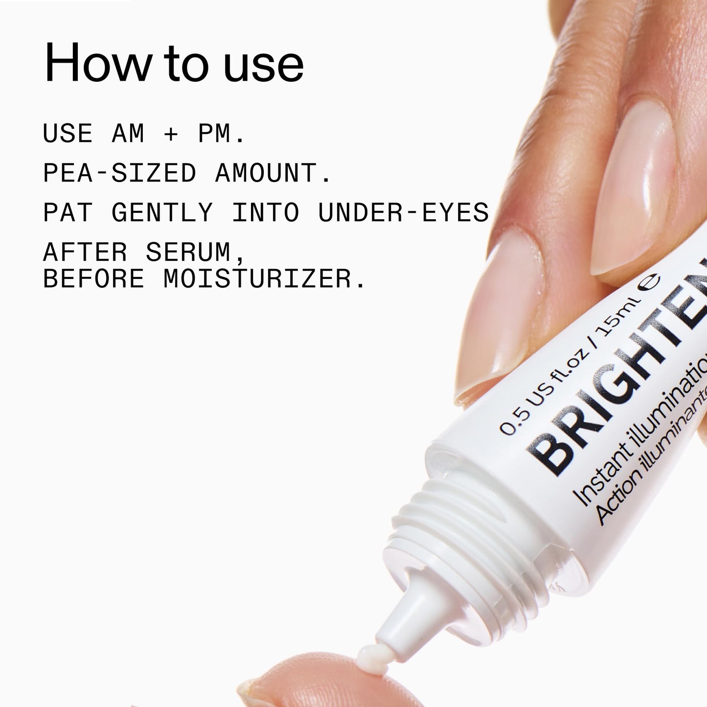 The INKEY List Brighten-I Eye Cream, Under-Eye Cream Helps Reduce Appearance of Dark Circles and Boost Skin’s Glow, Makeup Under-Eye Primer, 0.50 fl
