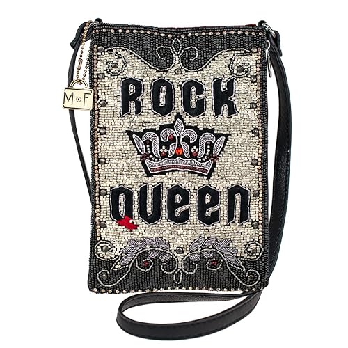Mary Frances Womens Rock Queen Mini Crossbody Handbag, Multi