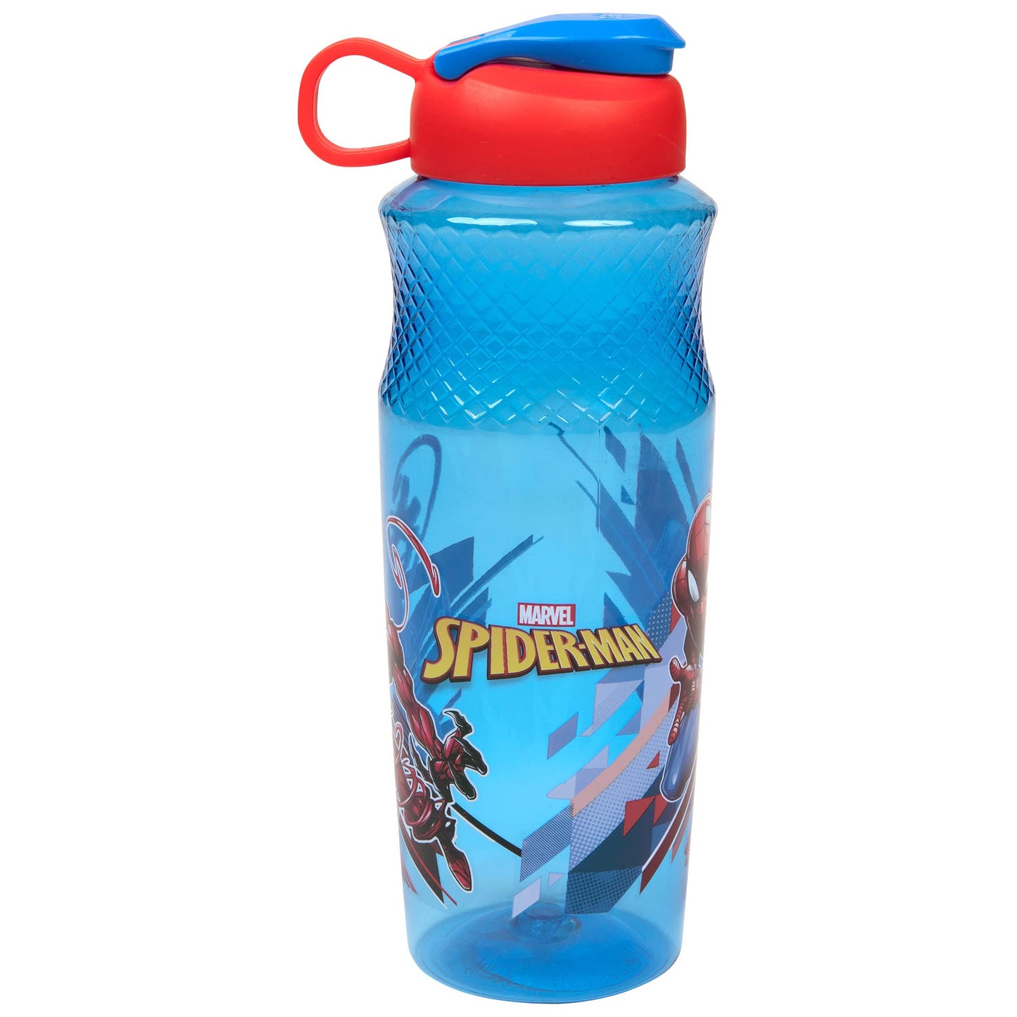 United Pacific Designs Spider-Man Character 30oz Sullivan Water Bottle, Blue,Red