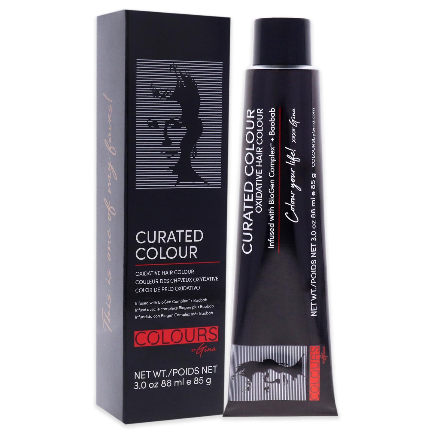 Colours By Gina Curated Colour - 4.0-4N Natural Brown by Colours By Gina for Unisex - 3 oz Hair Color