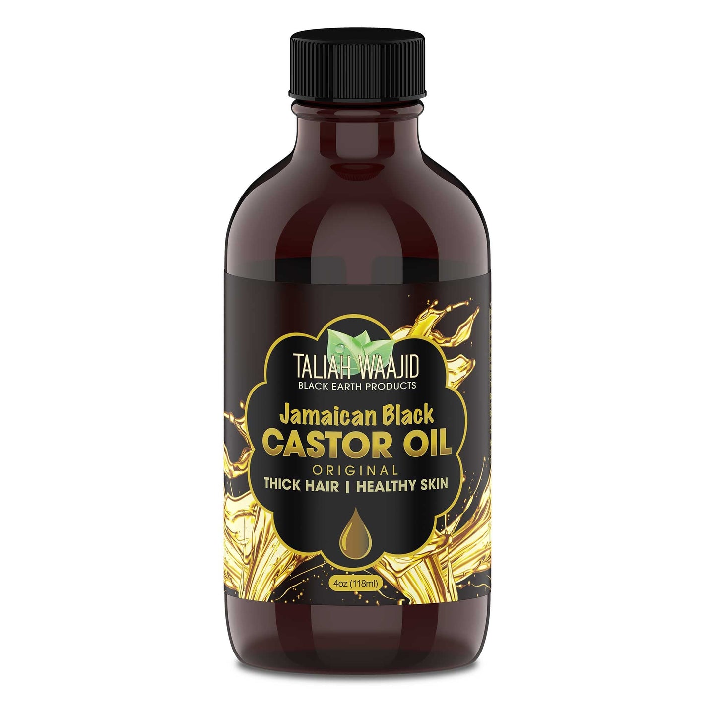 Taliah Waajid Black Earth Products Jamaican Black Castor Oil Original, 4oz