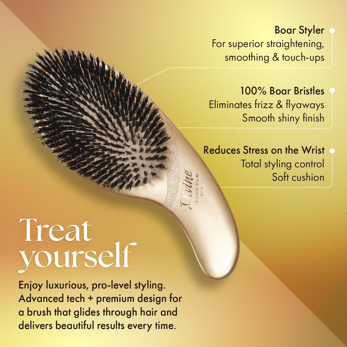 Olivia Garden Divine Revolutionary Ergonomic Design Hair Brush