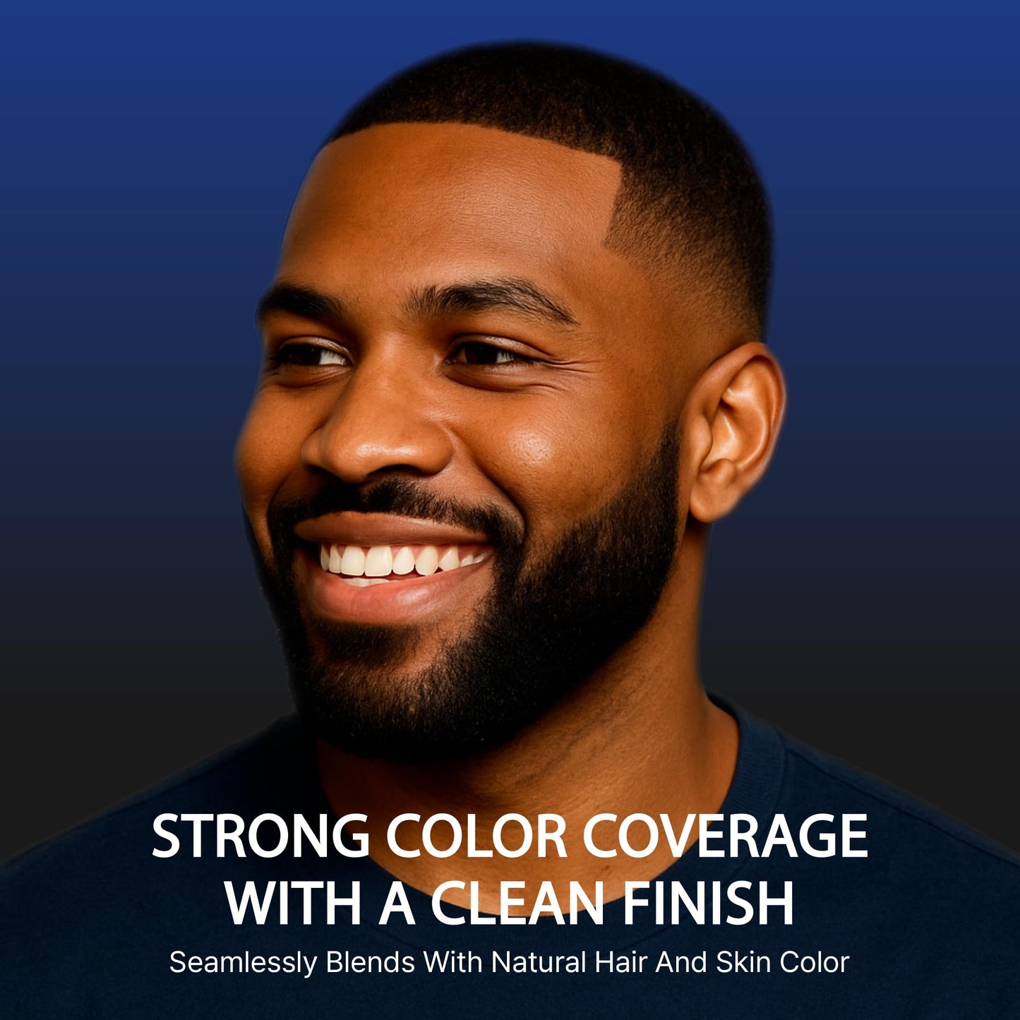 RED Pro GROOMANE Beard & Lineup Color Enhancement for Airbrush, Natural Semi-Permanent Barber Beard Dye, Long-Lasting Gray Coverage, Men Hairline