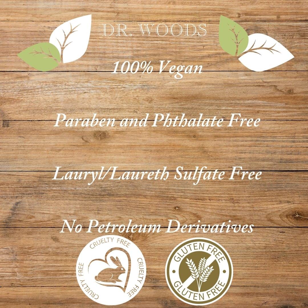 Dr. Woods Pure Tea Tree Liquid Castile Soap - Natural Castile Soap for Body, Hands, and Face with Vitamin E and Hemp Oil, for Men and Women - 32 Fl